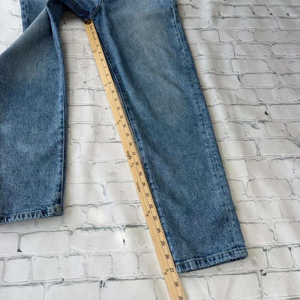 ✅ Zara Light Blue High Waist relaxed mom fit Jeans size 4 EUR 36